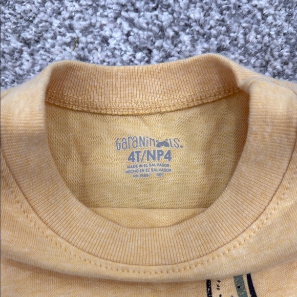 Yellow Dinosaur T-Shirt and Gray Pants Set - Picture 3 of 4